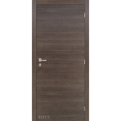 Bloc-porte S63 Chêne Anthracite – Finition Lisse | THYS