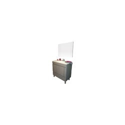 Ensemble Salle de Bain Lancelo Gris 80cm – Élégance | AYOR BATHROOM