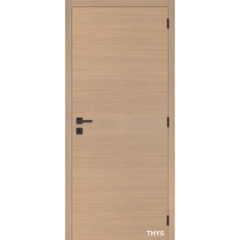 Bloc-porte fini S61 Laminado lisse Cambridge alvéolaire 73 x 201,5 cm THYS