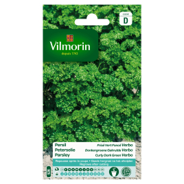 Semences de persil Frisé vert foncé race Verbo 5 g VILMORIN