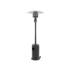 Chauffage terrasse gaz Champion gris foncé 13,5 kW | PRACTO GARDEN
