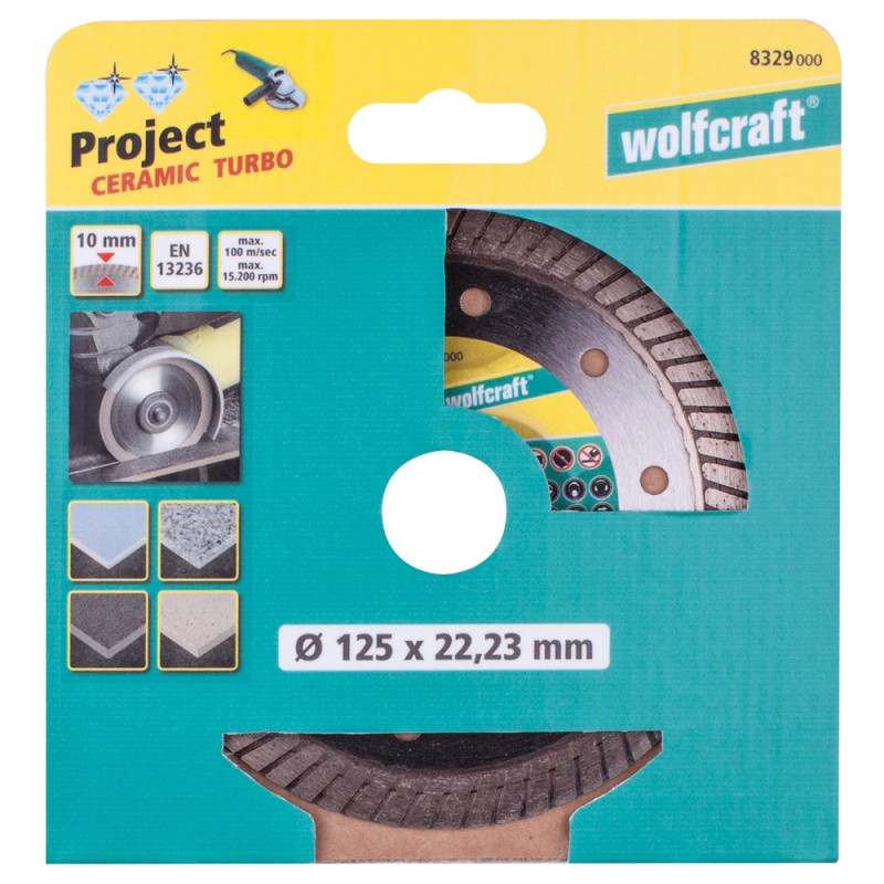 Disque à tronçonner à bord continu WOLFCRAFT