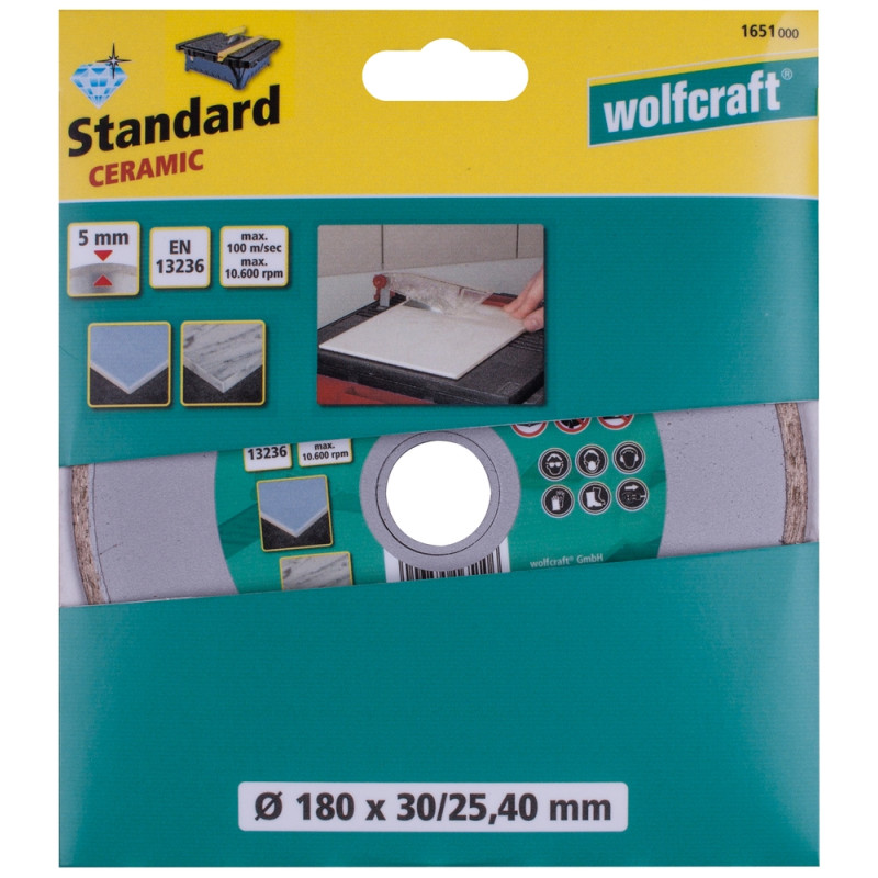 Disque à tronçonner en diamant WOLFCRAFT