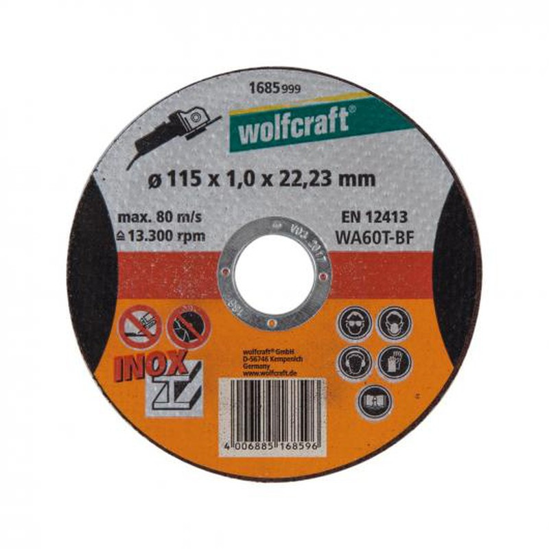 Disque à tronçonner l'Inox WOLFCRAFT