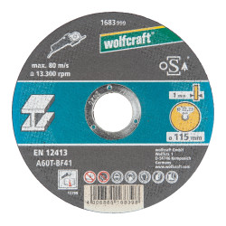 Disque à tronçonner l'Inox WOLFCRAFT