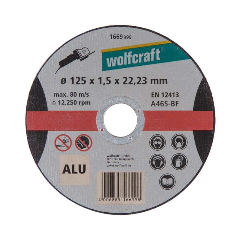 Disque à tronçonner l'Inox WOLFCRAFT
