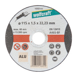 Disque à tronçonner l'Inox WOLFCRAFT