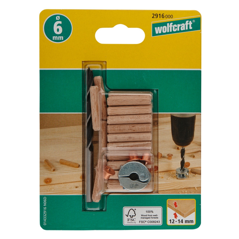 Lot d'assemblage chevillé WOLFCRAFT