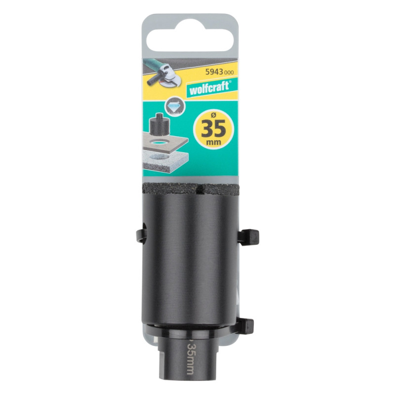 Trépan en concrétion de diamants WOLFCRAFT