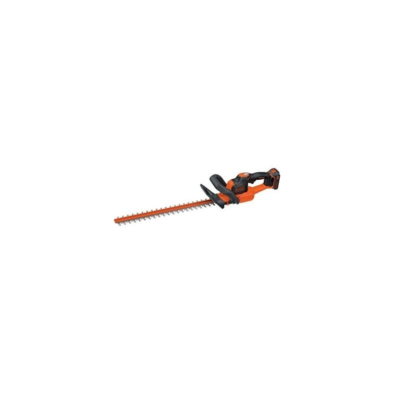 Taille-haie sur accu 18 V Li 4 Ah 50 cm POWERCOMMAND E-DRIVE T- BLACK+DECKER