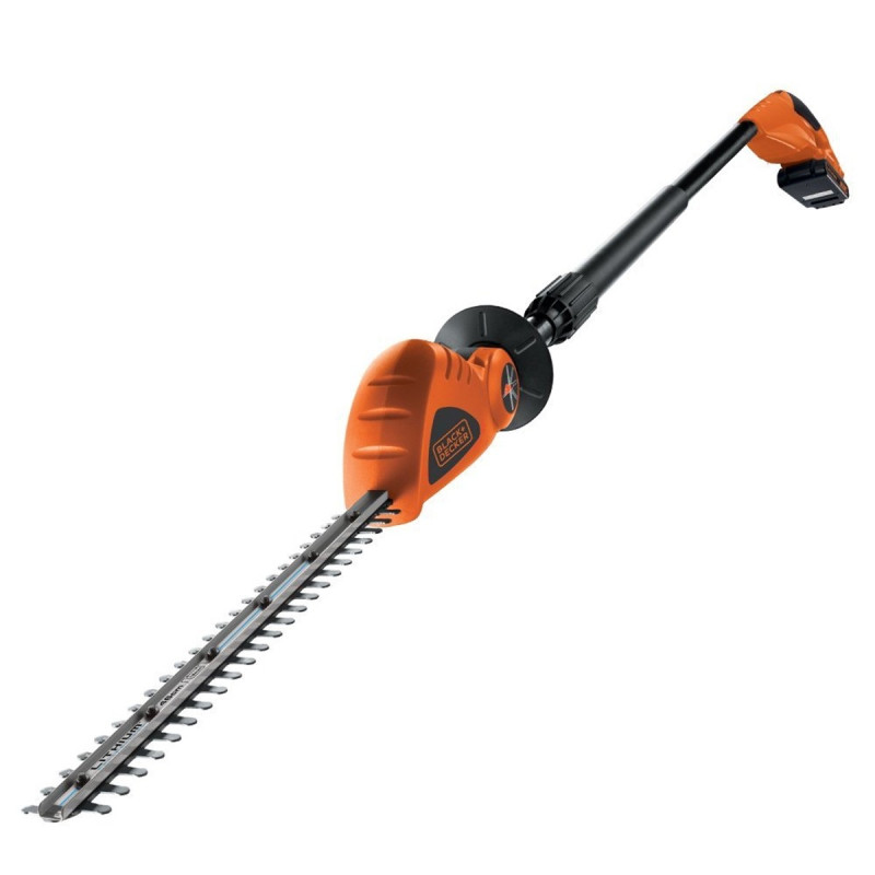 Taille-haie sur perche sur accu 18 V Li 2 Ah 43 cm GTC1843L20-QW - BLACK+DECKER