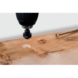 Fraise d'encastrement de tête de vis WOLFCRAFT