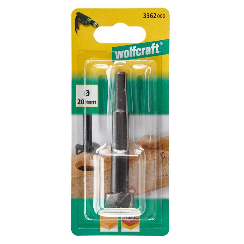 Fraise d'encastrement pour bois en WS WOLFCRAFT