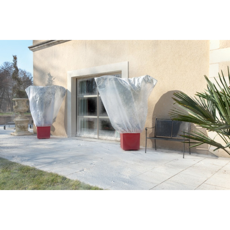 Housse de protection hivernale 1,25 x 1,8 m 2 pièces HIVERZIP