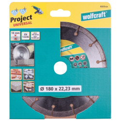 Disque à tronçonner Project Universal en diamant WOLFCRAFT Disque à tronçonner Project Universal en diamant WOLFCRAFT