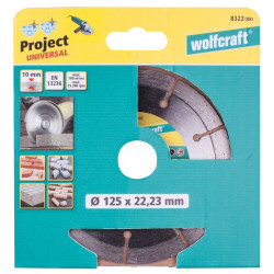 Disque à tronçonner Project Universal en diamant WOLFCRAFT Disque à tronçonner Project Universal en diamant WOLFCRAFT