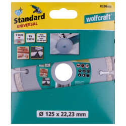 Disque à tronçonner segmenté en diamant WOLFCRAFT