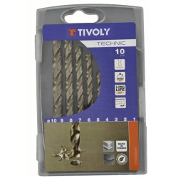 Coffret 10 forets métal TIVOLY – Précision et Durabilité | TIVOLY
