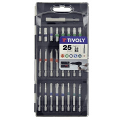 Set d'embouts de vissage 25 pièces TIVOLY – Polyvalence | TIVOLY

