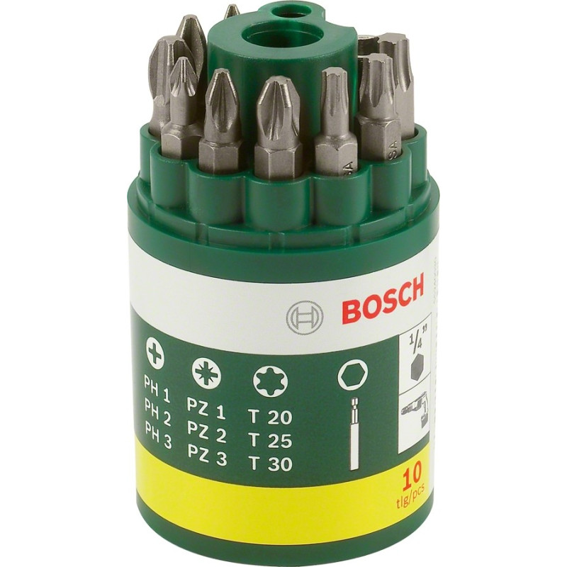 Coffret d'embouts de vissage 10 pièces BOSCH