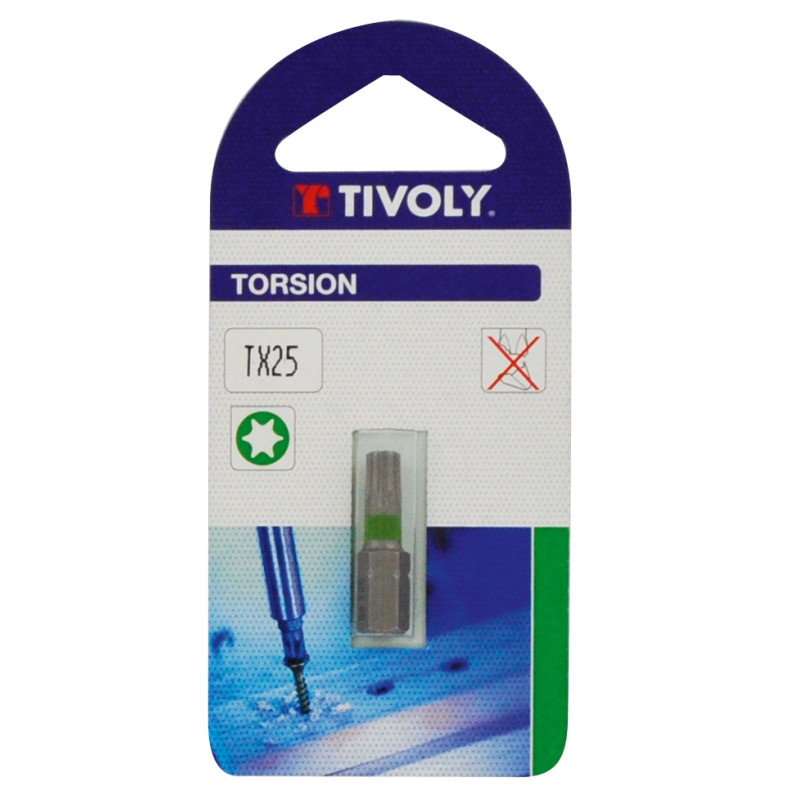 Embout de vissage Torx Torsion Ø 30 mm