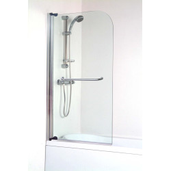 Paroi de baignoire transparente Icy 85 x 140 cm ONDÉE