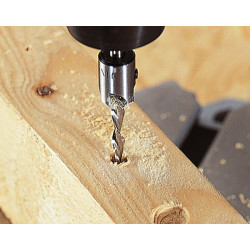 Forêt d'amorçage avec fraisoir WOLFCRAFT Forêt d'amorçage avec fraisoir WOLFCRAFT