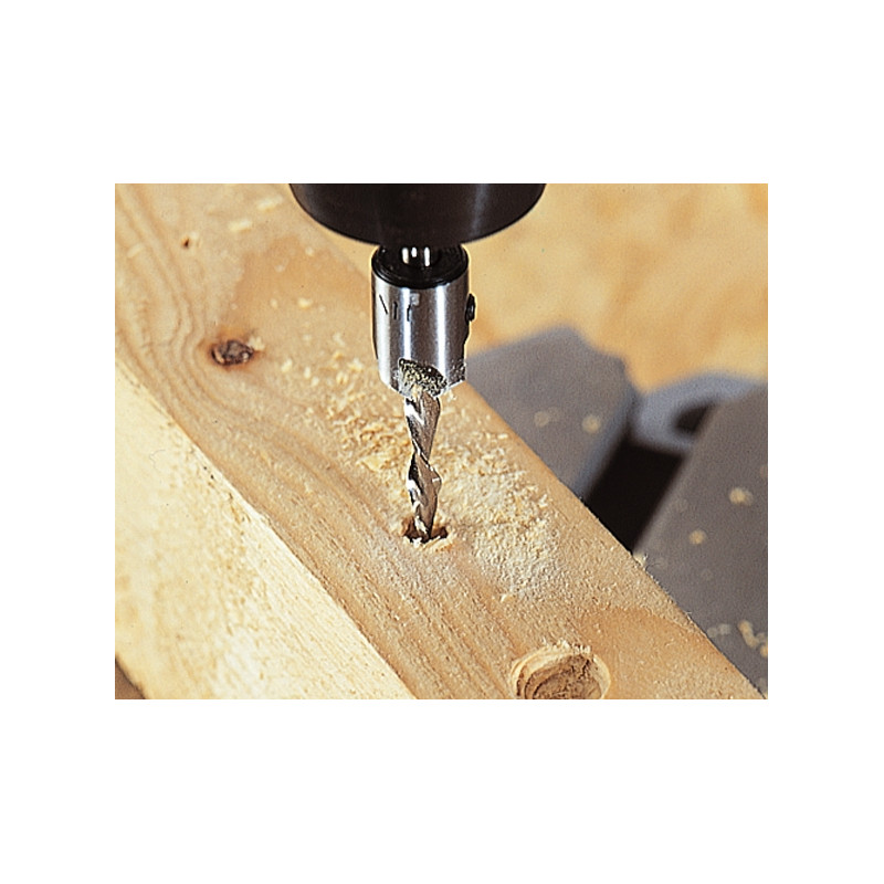 Forêt d'amorçage avec fraisoir WOLFCRAFT Forêt d'amorçage avec fraisoir WOLFCRAFT