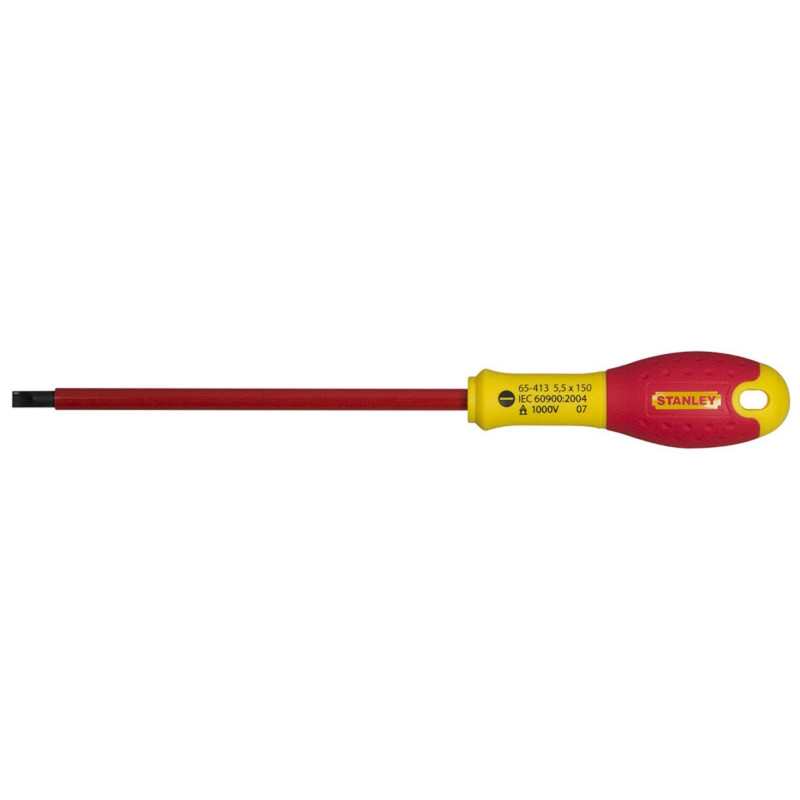 Tournevis d'électricien VDE Plat 5,5 x 150 mm STANLEY FATMAX