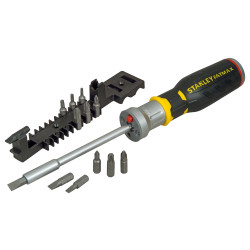 Tournevis à cliquet LED STANLEY FATMAX – 12 embouts inclus | STANLEY FATMAX Tournevis à cliquet LED STANLEY FATMAX – 12 embouts inclus | STANLEY FATMAX