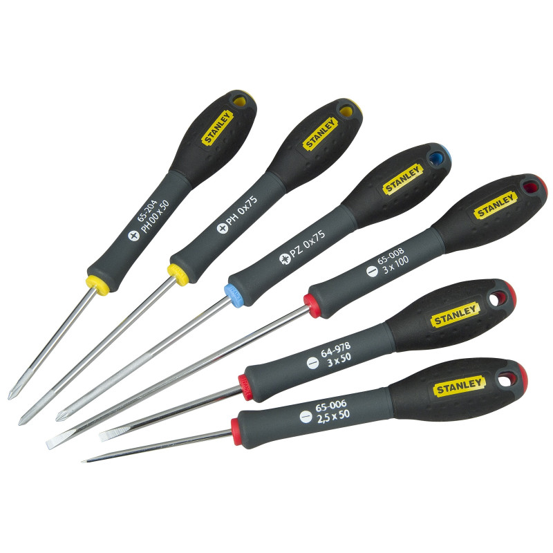 Set de tournevis de précision 6 pièces STANLEY FATMAX