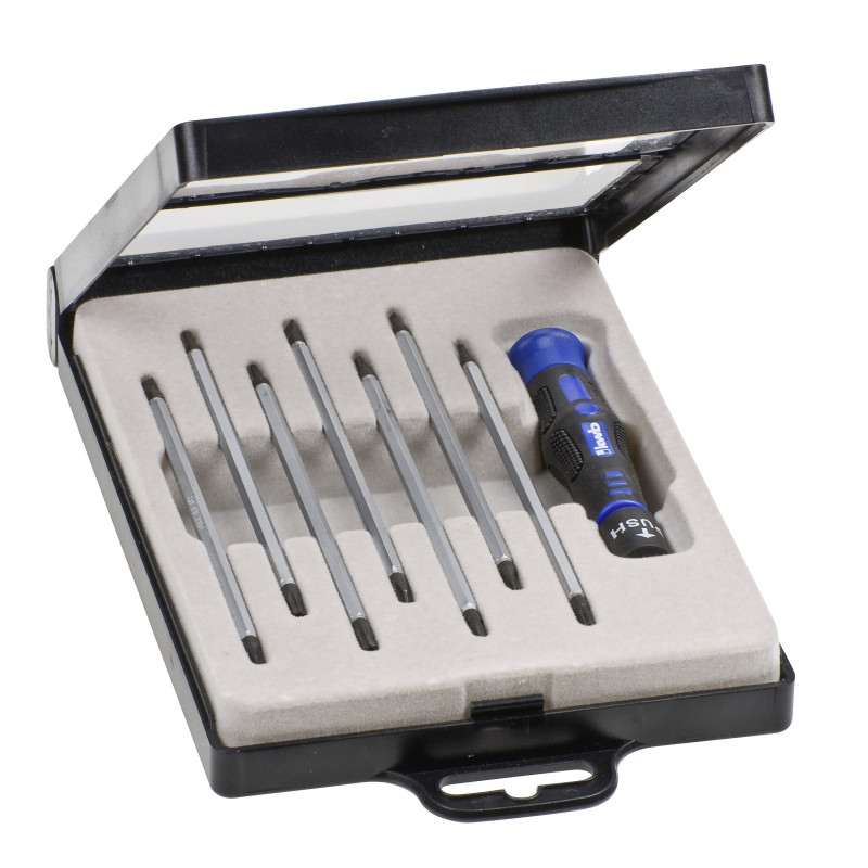 Set de tournevis de précision Torx 8 pièces pièces KWB