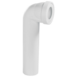 Pipe WC coudée mâle longue Ø 100 mm – Vidage Facile
