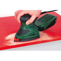 Set de patins abrasifs en 2 parties pour surfaces laquées 10 pièces WOLFCRAFT