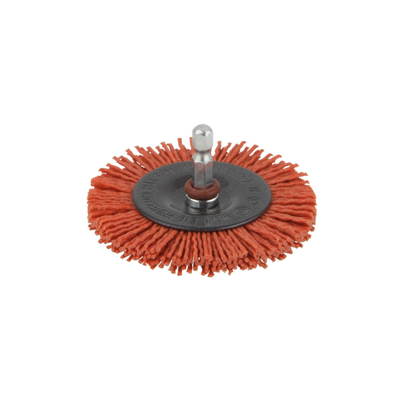 Brosse circulaire à gros grains Ø 75 x 10 mm WOLFCRAFT