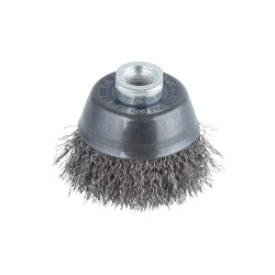 Brosse soucoupe avec fil d'acier WOLFCRAFT Brosse soucoupe avec fil d'acier WOLFCRAFT