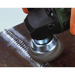 Brosse soucoupe avec fil d'acier WOLFCRAFT Brosse soucoupe avec fil d'acier WOLFCRAFT