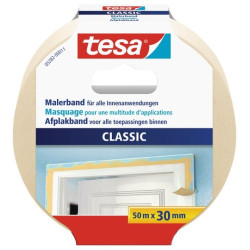 Ruban de masquage Classic 30 mm x 50 m TESA