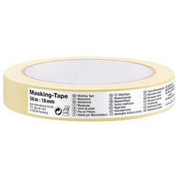 Ruban de masquage blanc 18 mm x 50 m TESA