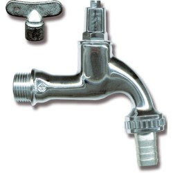 Robinet double service SANINSTAL – Chrome mat 1/2 | SANINSTAL