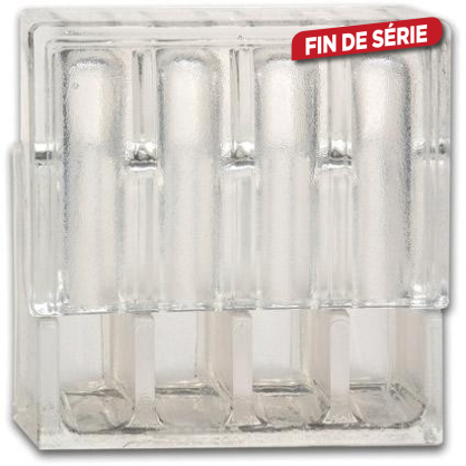Brique de verre avec aération 19 x 19 x 8 cm