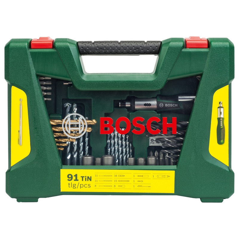 Coffret de forets V-Line 91 pièces BOSCH – Polyvalence | BOSCH
