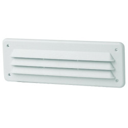 Grille en PVC blanche 230 x 80 mm