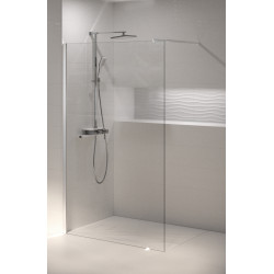 Paroi de douche chrome Spot 90 x 195 cm ALLIBERT Paroi de douche chrome Spot 90 x 195 cm ALLIBERT