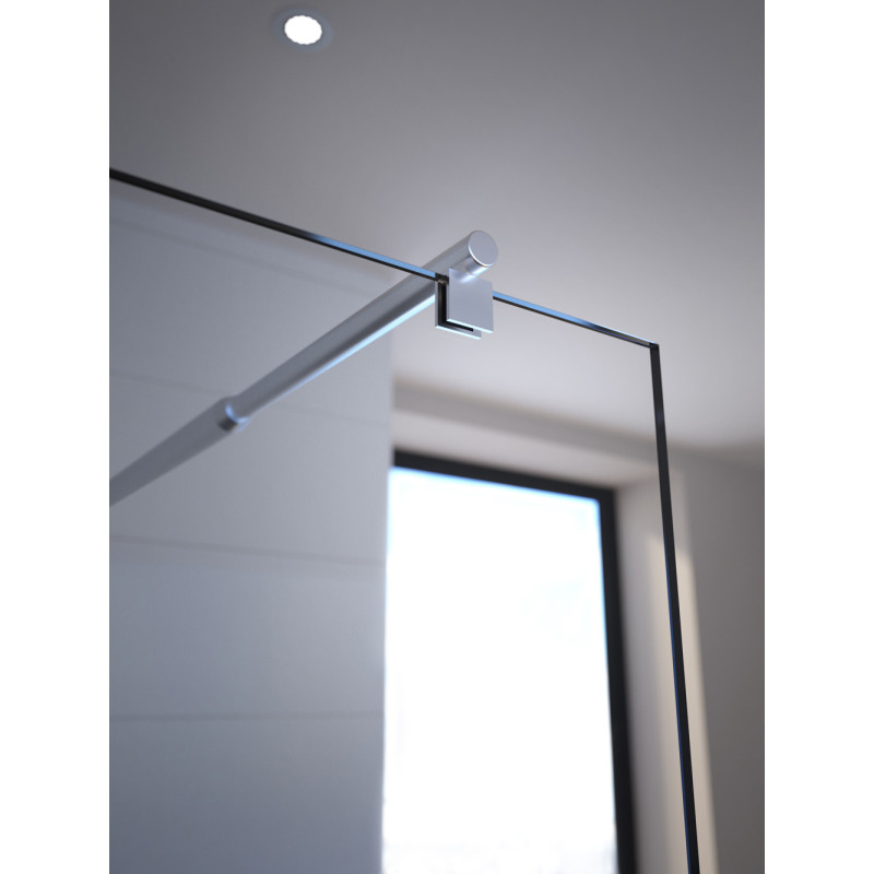 Paroi de douche chrome Spot 90 x 195 cm ALLIBERT Paroi de douche chrome Spot 90 x 195 cm ALLIBERT
