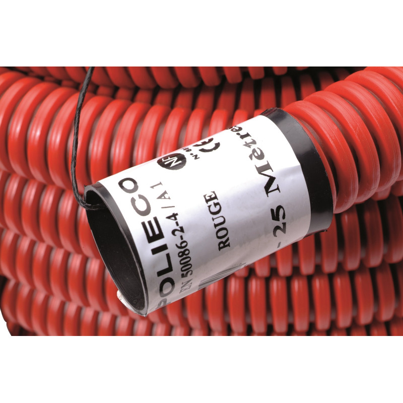 Conduit annelé Ø 40 mm 25 m Conduit annelé Ø 40 mm 25 m