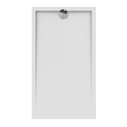 Receveur de douche Slim blanc rectangle 80 x 140 cm ALLIBERT