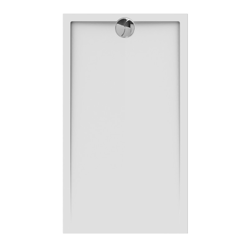 Receveur de douche Slim blanc rectangle 80 x 140 cm ALLIBERT