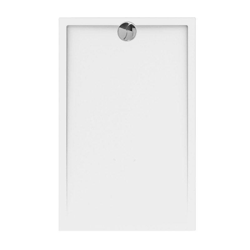 Receveur de douche Slim blanc rectangle 90 x 140 cm ALLIBERT