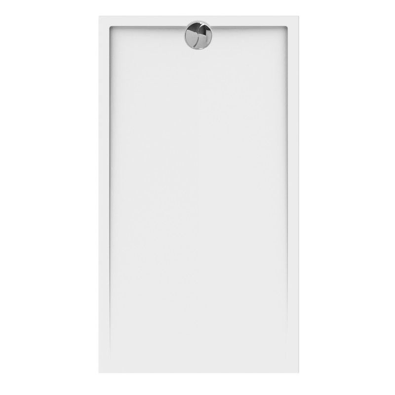 Receveur de douche Slim blanc rectangle 90 x 160 cm ALLIBERT